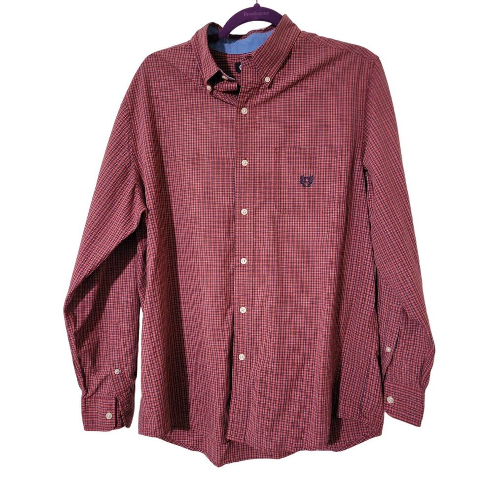 Chaps Easy Care Long‎ Sleeve Shirt Size L